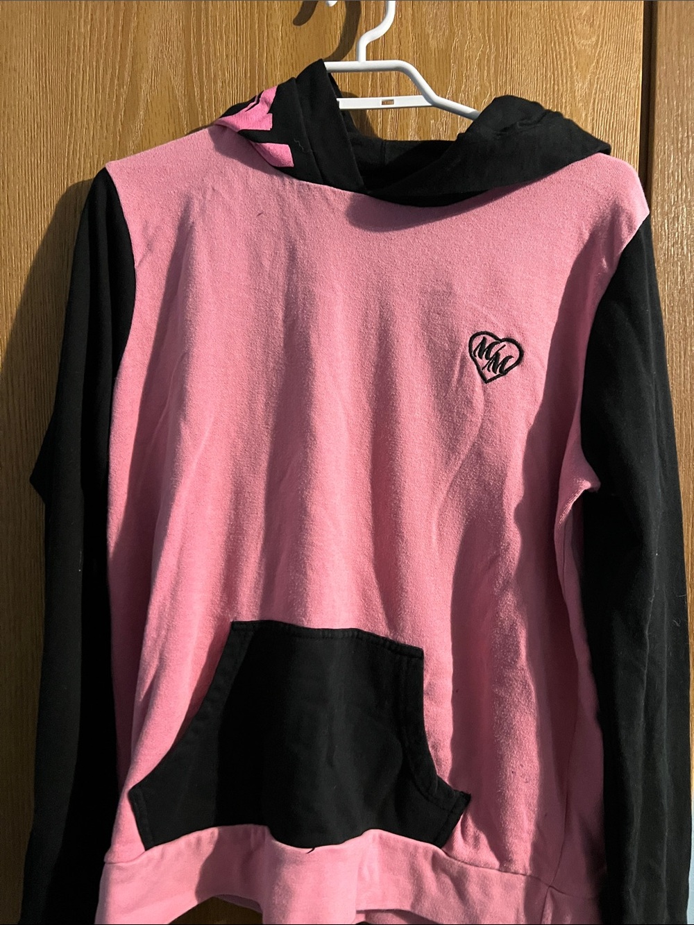 Metal Mulisha Pink and Black women’s Hooded Sweatshirt